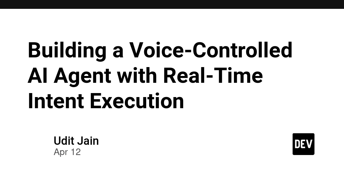 Voice-Controlled AI Agent: How to Build One That Actually Executes Your Commands in Real-Time