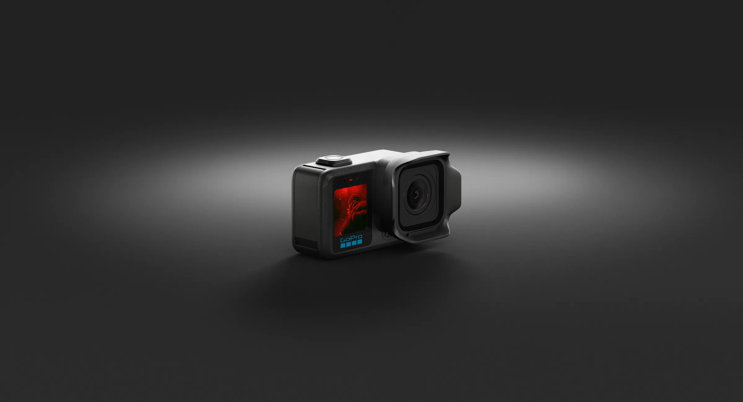 <em>The Mission 1 cameras sport front-facing screens like recent GoPro Hero cams.</em>