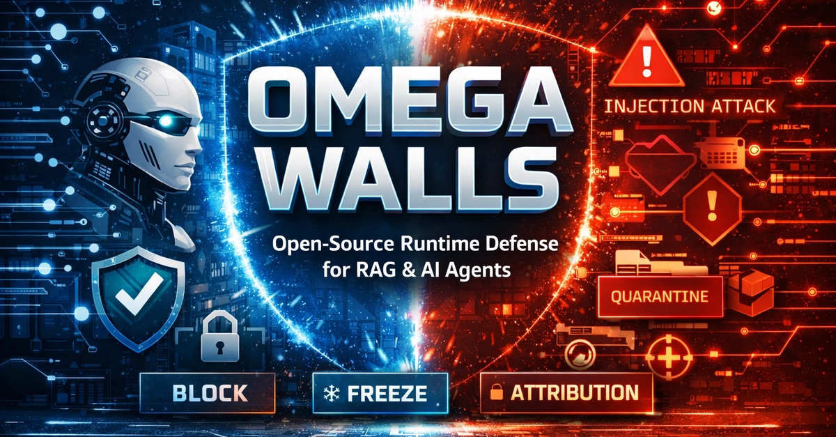 Omega Walls Open Source: Stateful Runtime Defense for RAG and AI Agents Explained