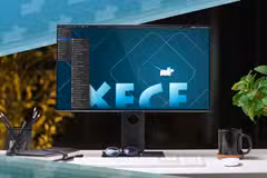 Theme Studio walks users through wallpaper selection and positioning as the first customization step