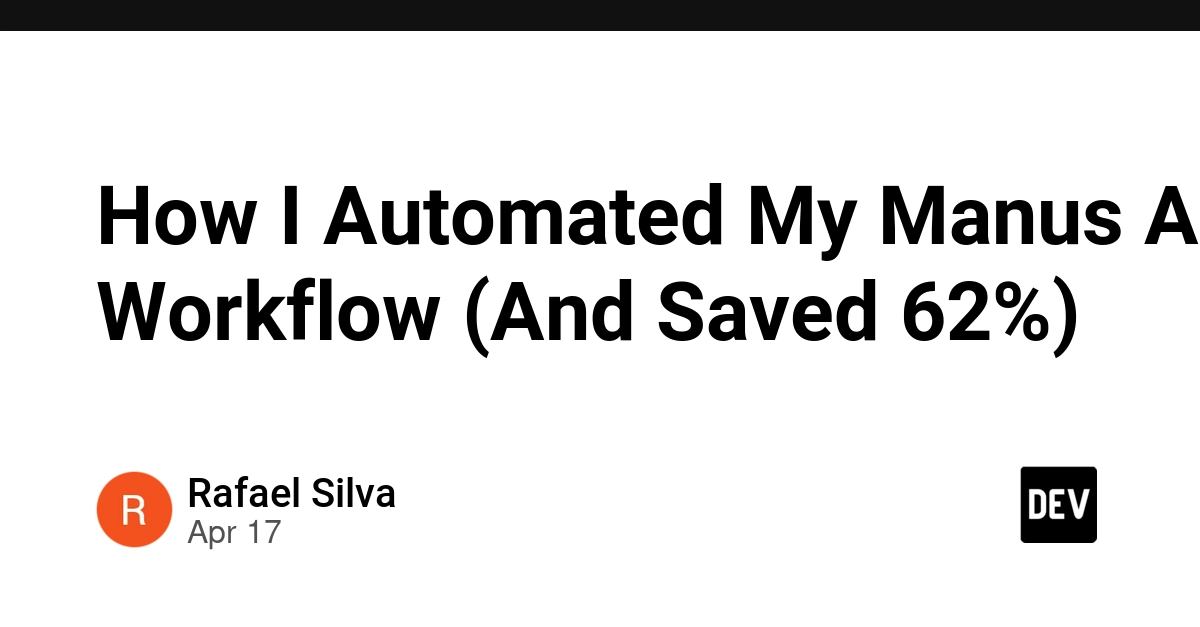 AI Agent Cost Optimization: How to Cut Manus AI Spend 62%