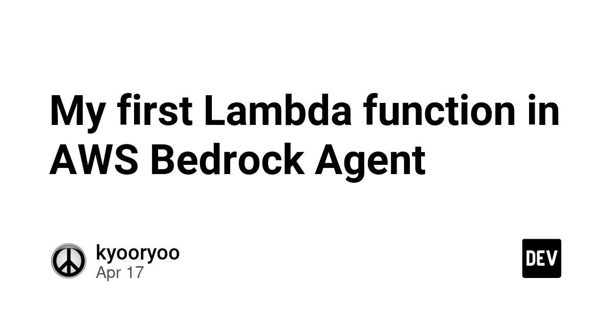 AWS Bedrock Agents: Build AI Assistants in Hours