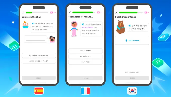 Duolingo's advanced content now available free across nine languages