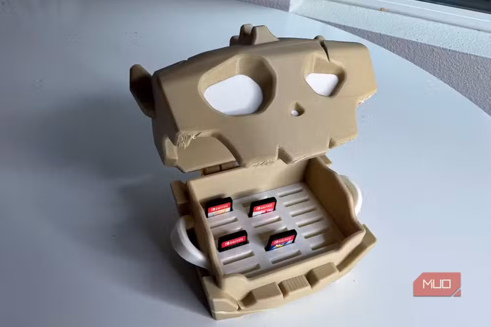 The Bokoblin chest game holder can store up to 15 Switch cartridges