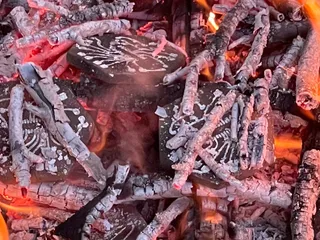 Clay tablets prepared for circuit stamping