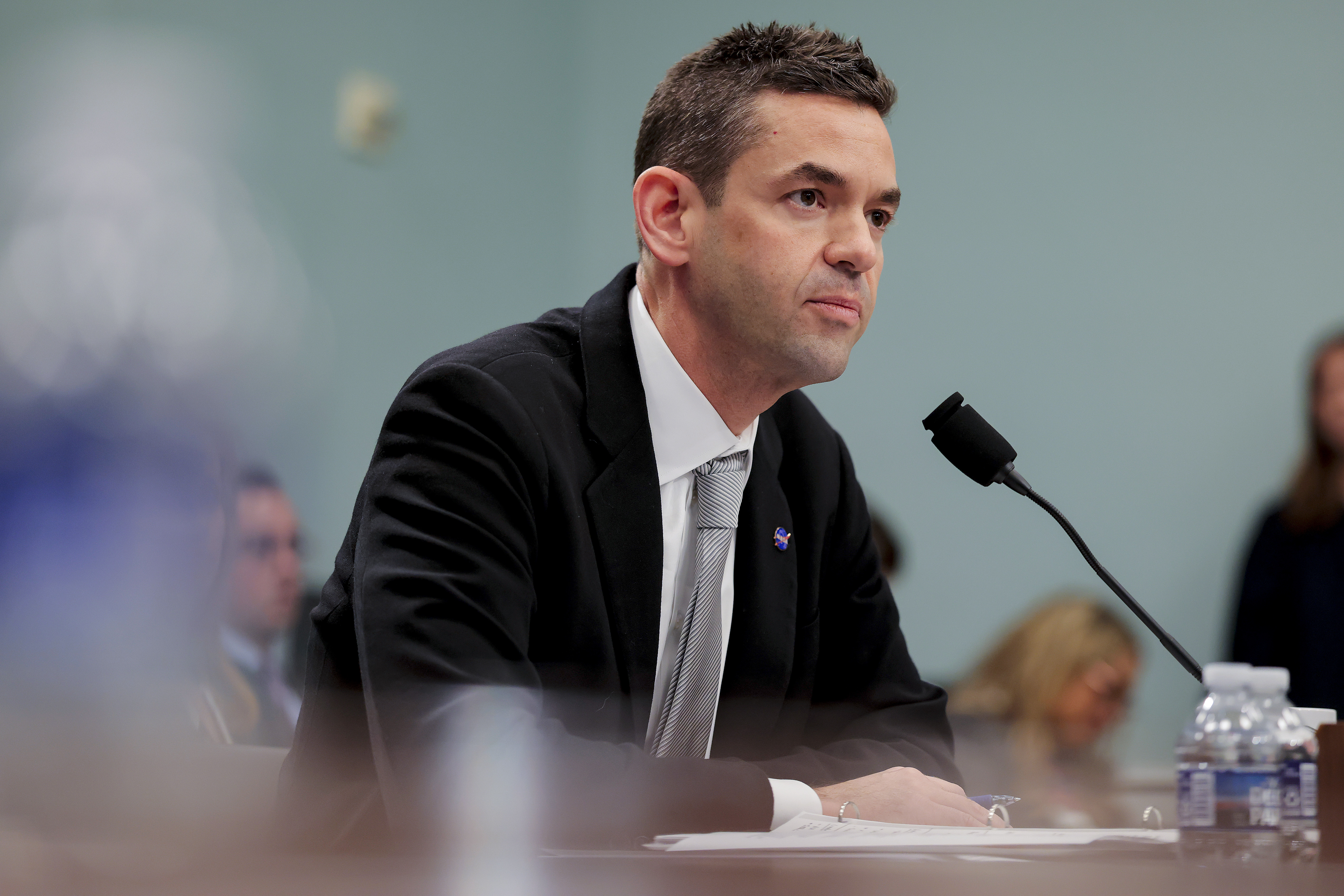 NASA Administrator Jared Isaacman testifies during a House budget hearing on April 27, 2026. Credit: Heather Diehl/Getty Images