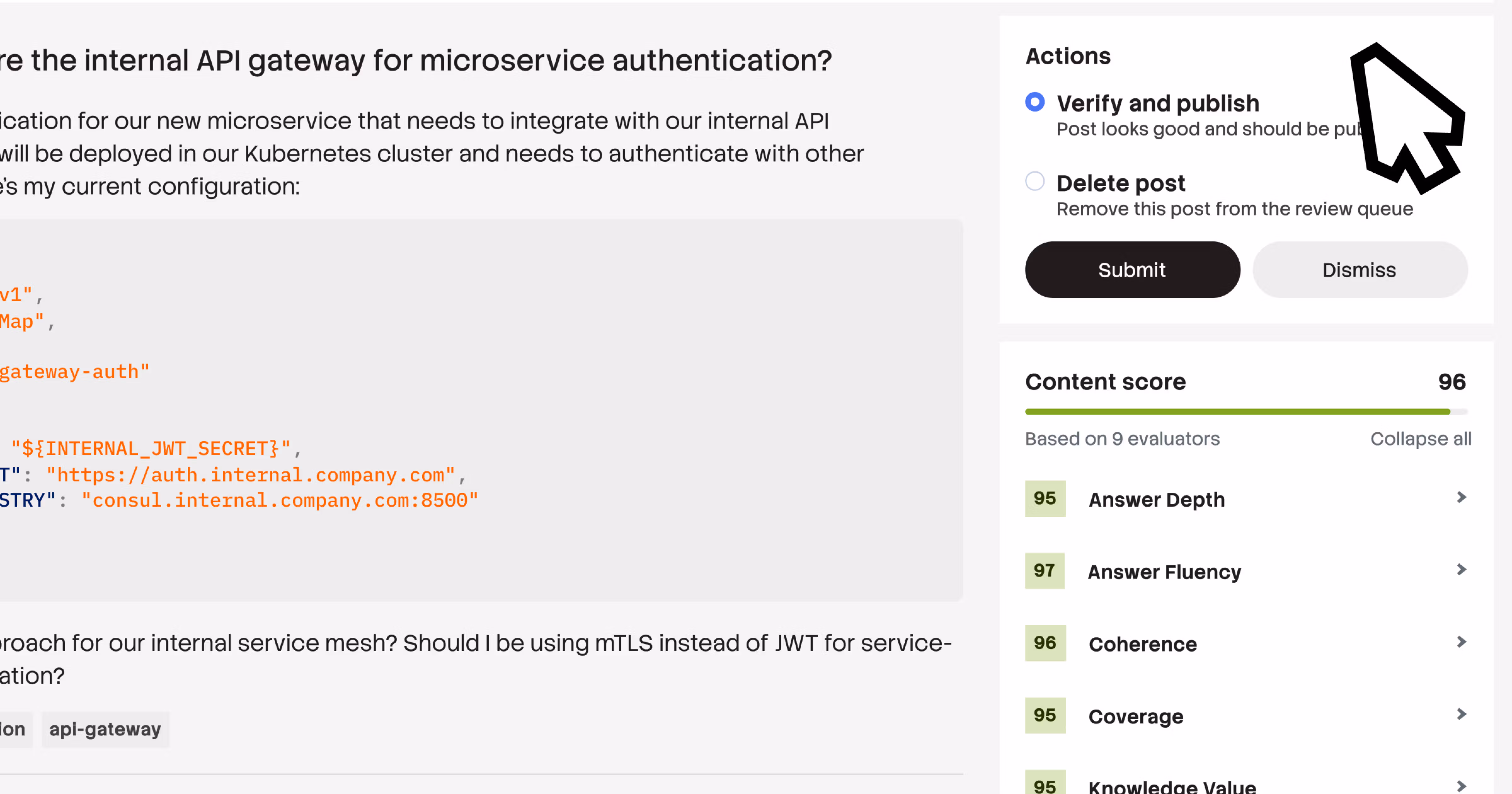 The Ingestion engine's pipeline converts raw documents into structured Q&A pairs