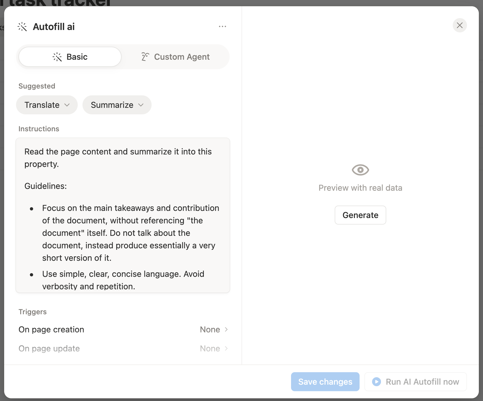 Notion Agent can build and modify databases based on text prompts