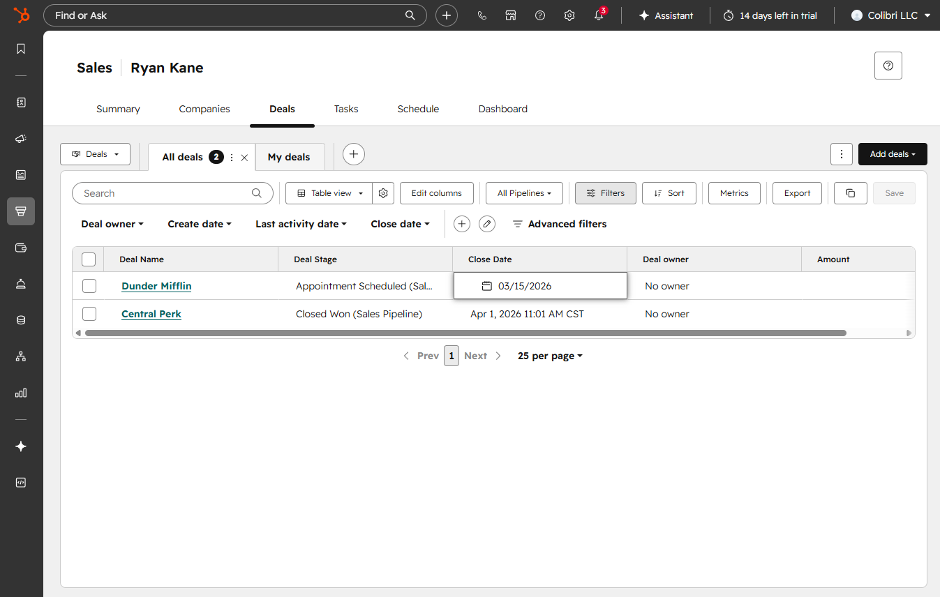 HubSpot's automation builder supports cross-functional workflows powered by Breeze Assistant