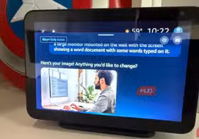 The Echo Show 8 adds a screen for video calls, recipes, and visual controls