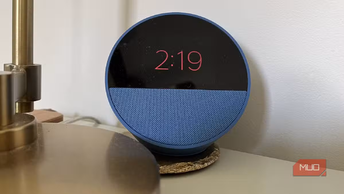 The Echo Dot plugs into any outlet and controls your entire smart home setup