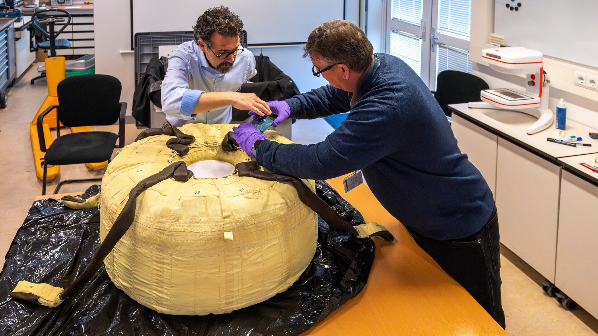 ESA Bakes Mars Parachute at 257°F to Kill Microbes