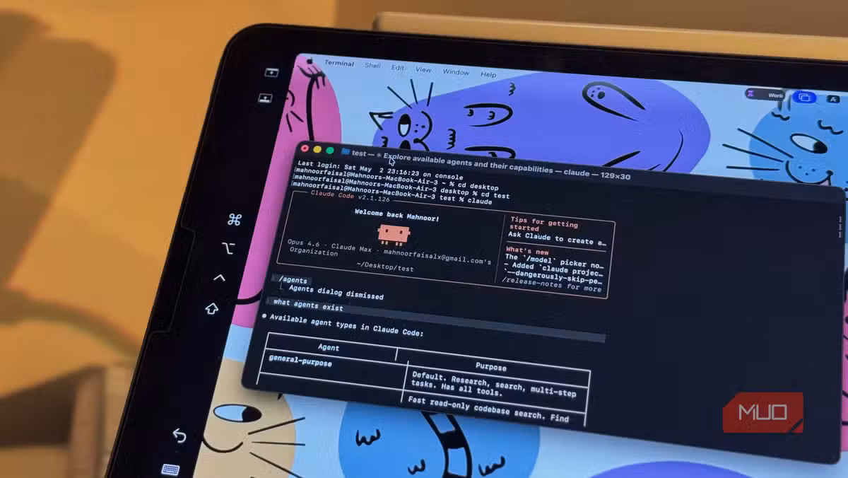 Claude Code handles terminal commands and error messages that typically derail beginners