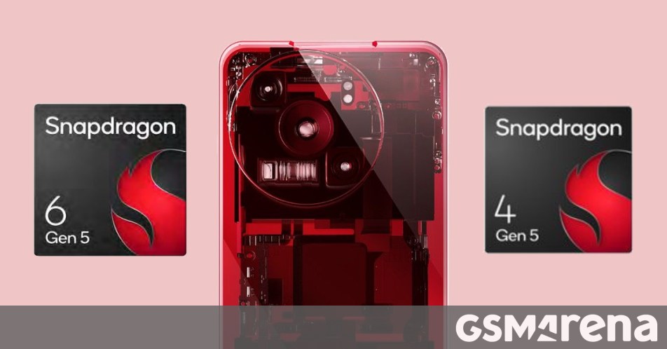 Qualcomm Launches Snapdragon 6 Gen 5 and 4 Gen 5 Chips
