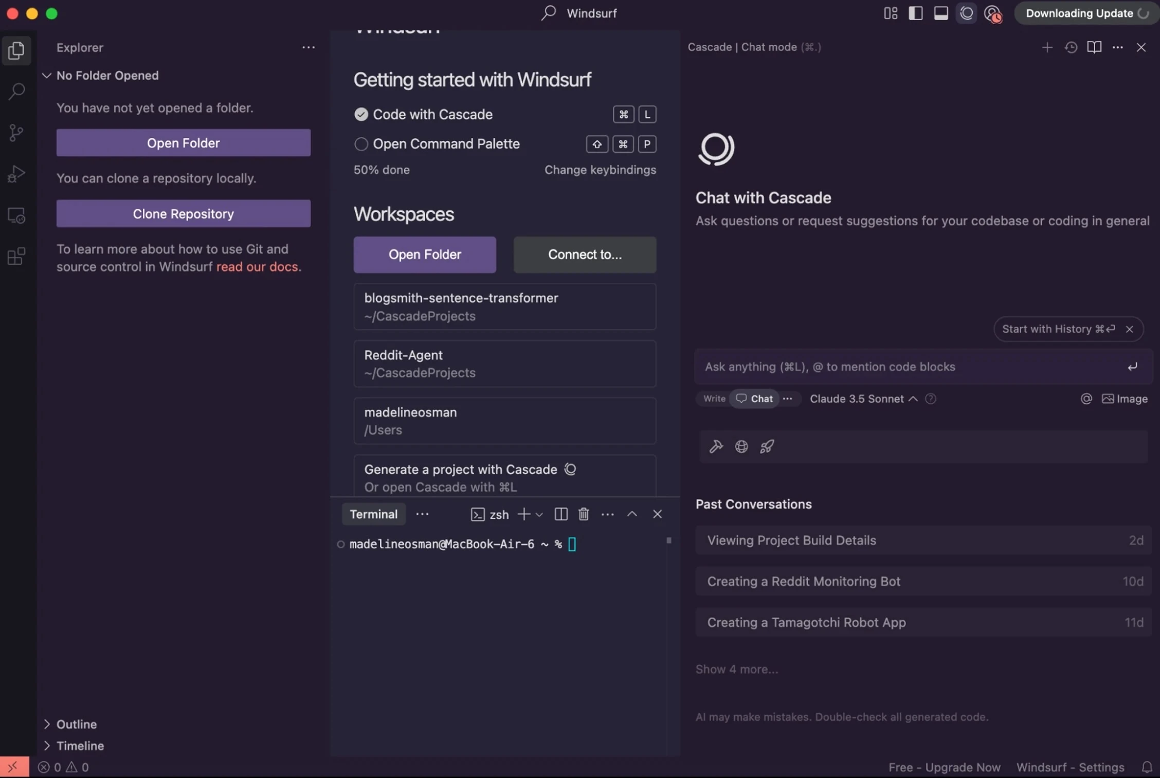 Windsurf offers a Cursor-like experience built on VS Code
