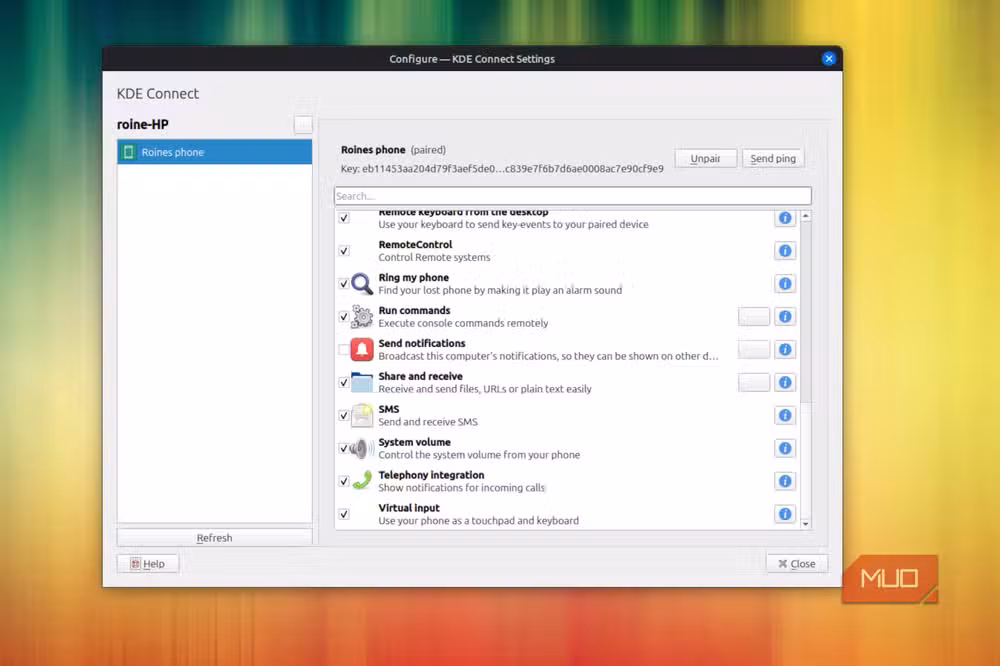 KDE Connect configuration on Windows 11