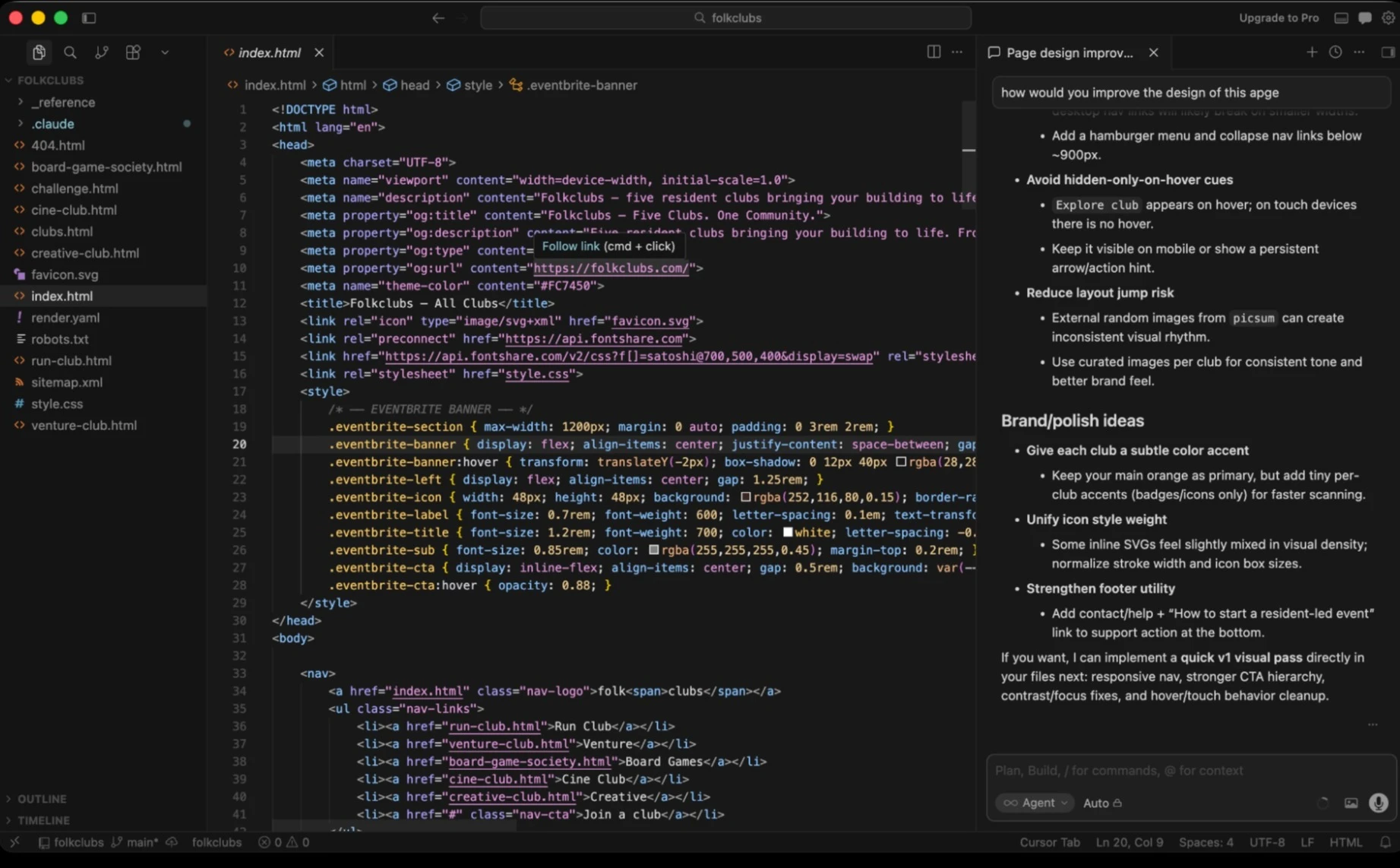 Codex's web interface focuses on task delegation without an integrated editor