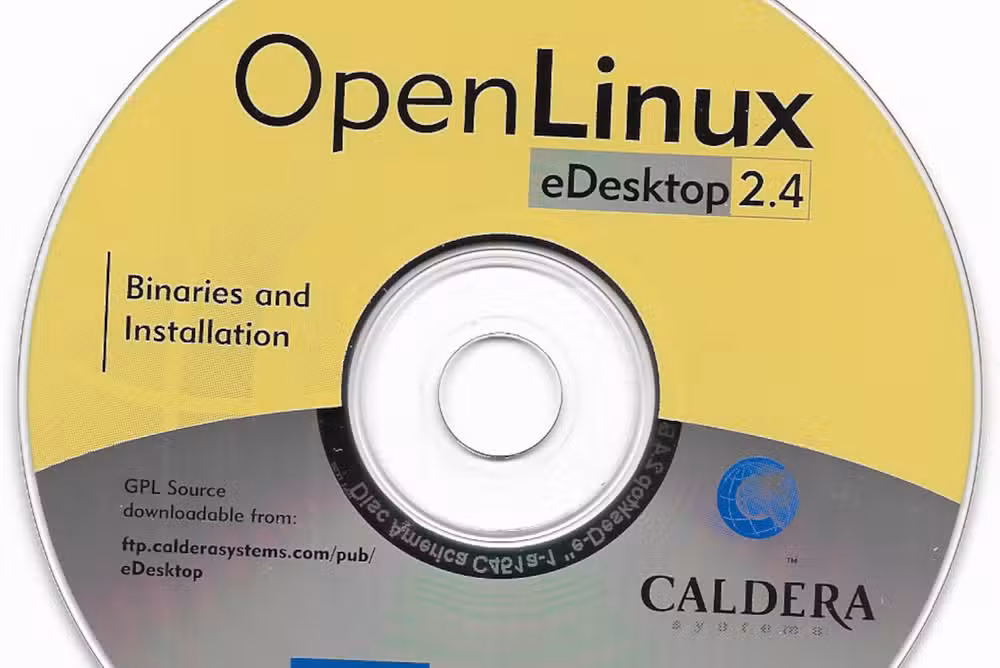Caldera OpenLinux eDesktop 2.4 installation screen