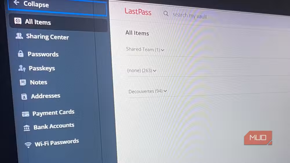 LastPass interface. Users got stuck when forced MFA re-sync didn't complete.