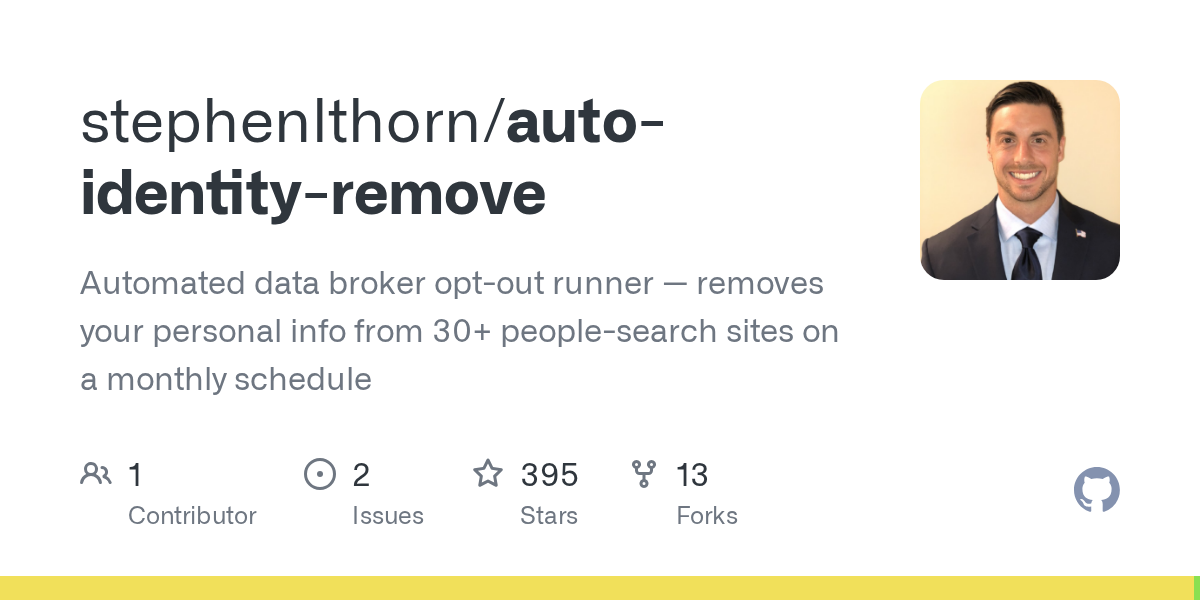 Open Source Tool Automates Opt-Outs for 500 Data Broker Sites