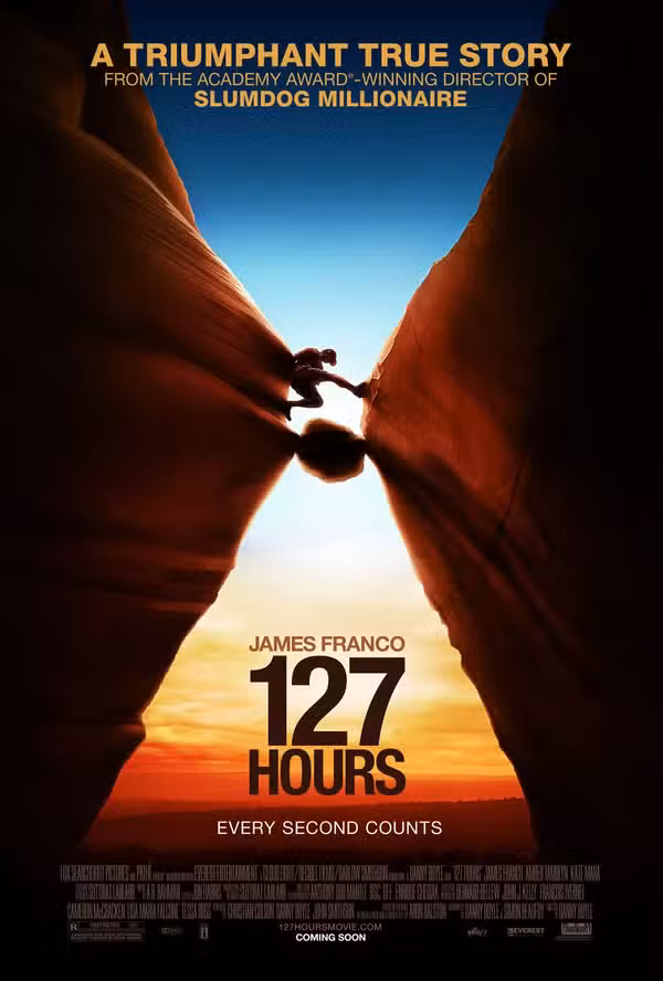 127 Hours captures Aron Ralston's harrowing 2003 survival ordeal