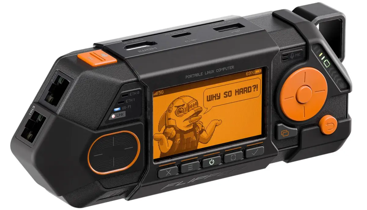 Flipper One Brings Linux and Network Hacking to a Pocket Device