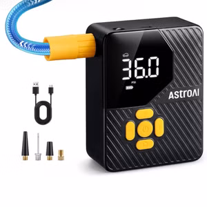 A portable tire inflator can save hours of roadside waiting if pressure drops during your trip
