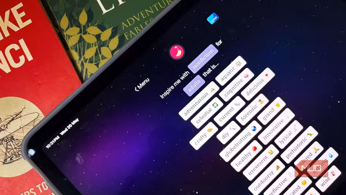 Libby's iPad interface showing the library browsing experience