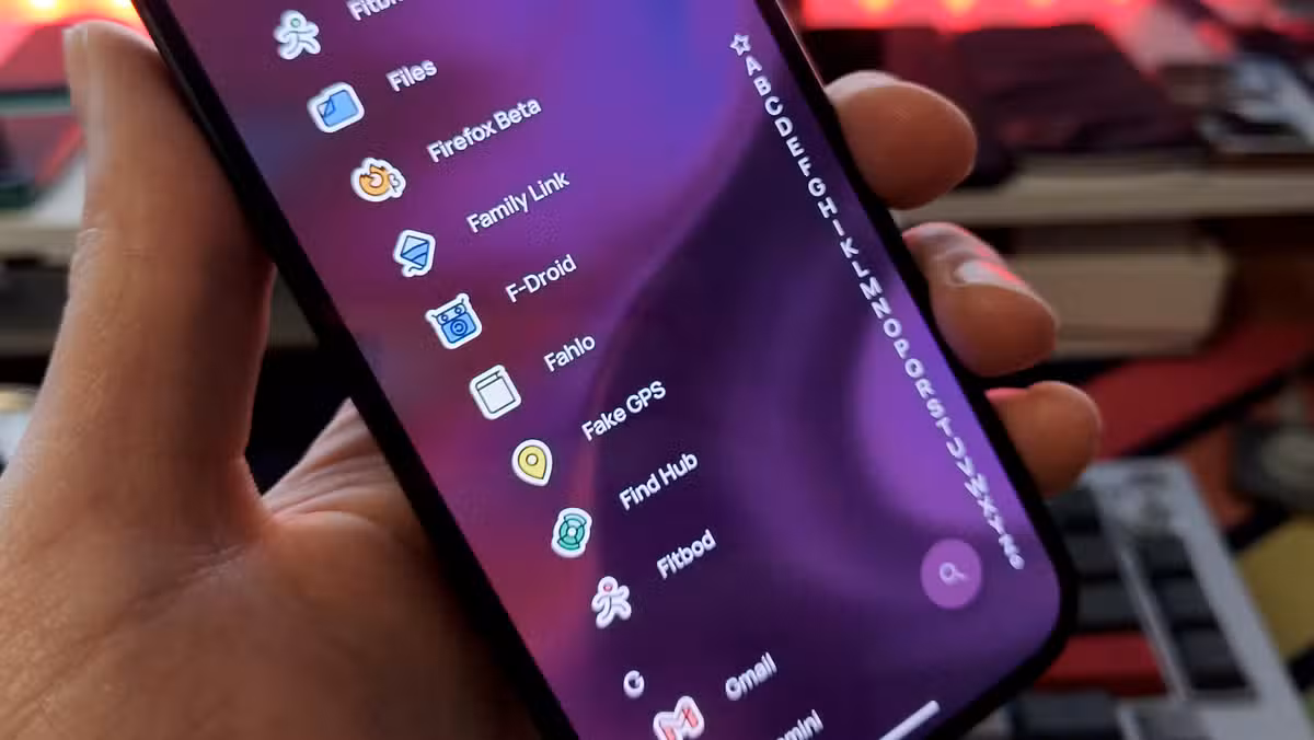 F-Droid's app list interface on an Android phone