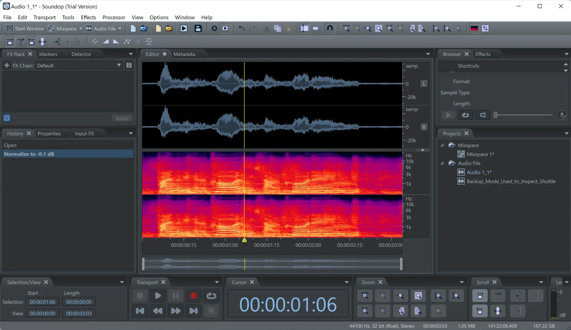 Comparison of traditional waveform editing vs. text-based editing