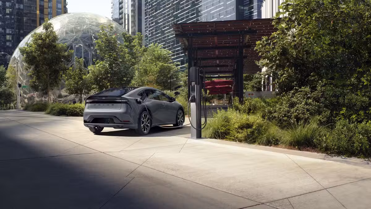 The 2025 Prius Prime's redesign carries into 2026 with sharper styling and an improved interior