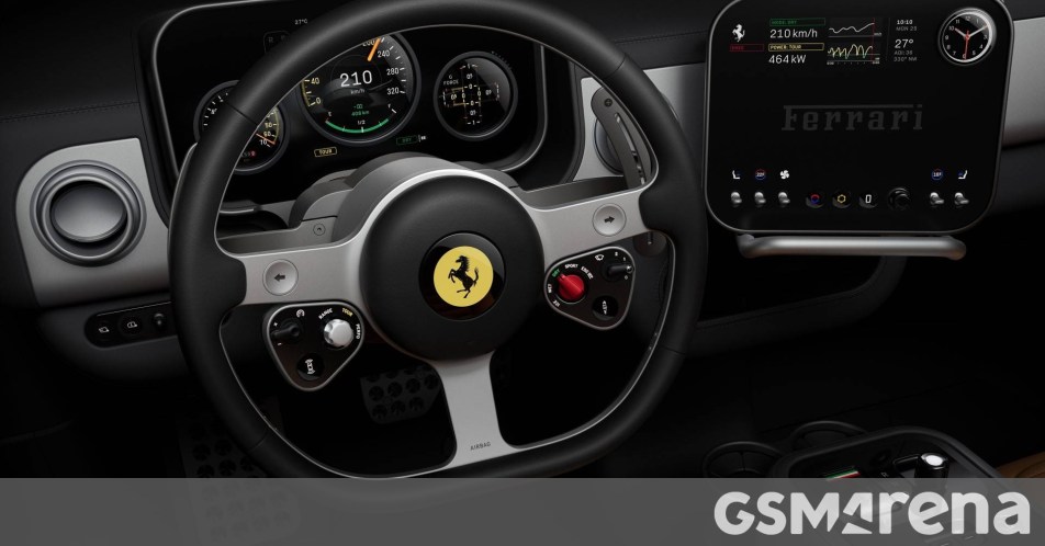 Ferrari Luce Gets Samsung OLEDs with Physical Needles