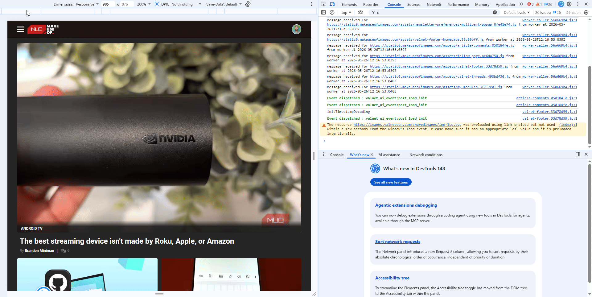 Editing page text directly after enabling designMode in the browser console