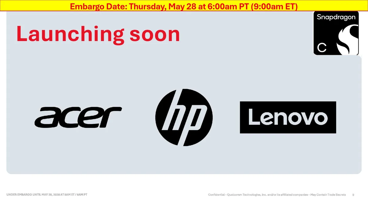 Acer's Aspire Go 15 will be among the first Snapdragon C Platform laptops