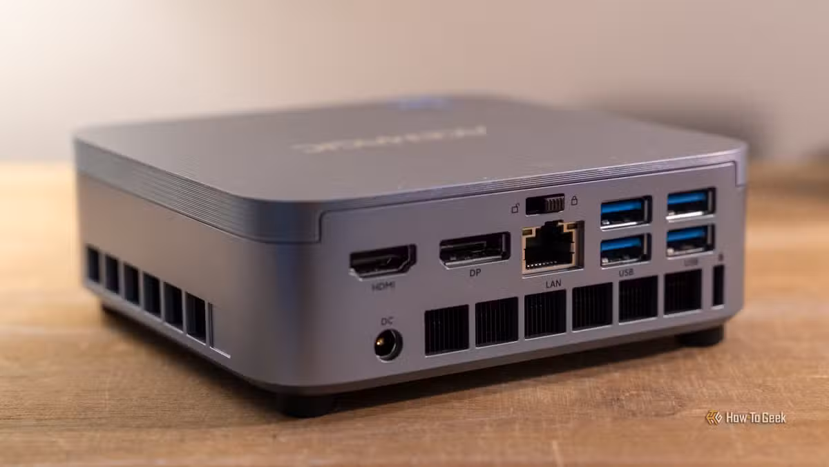 A mini PC setup commonly used for homelab game servers