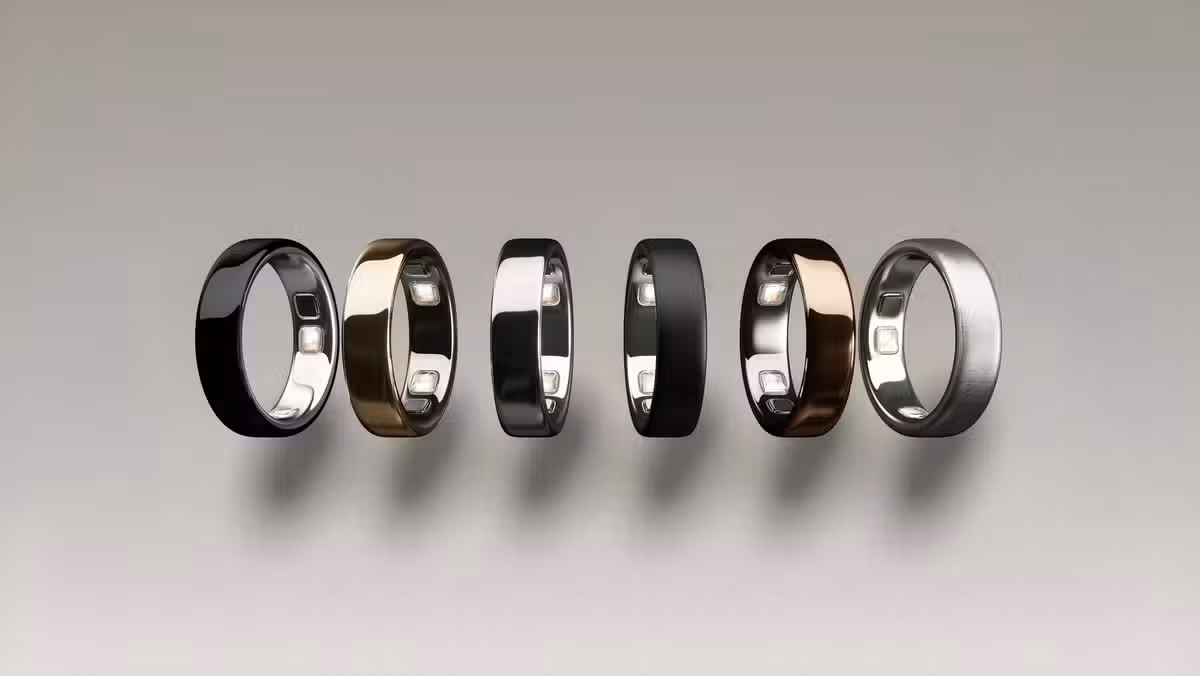 The Oura Ring 5's redesigned form factor is 40% smaller than its predecessor