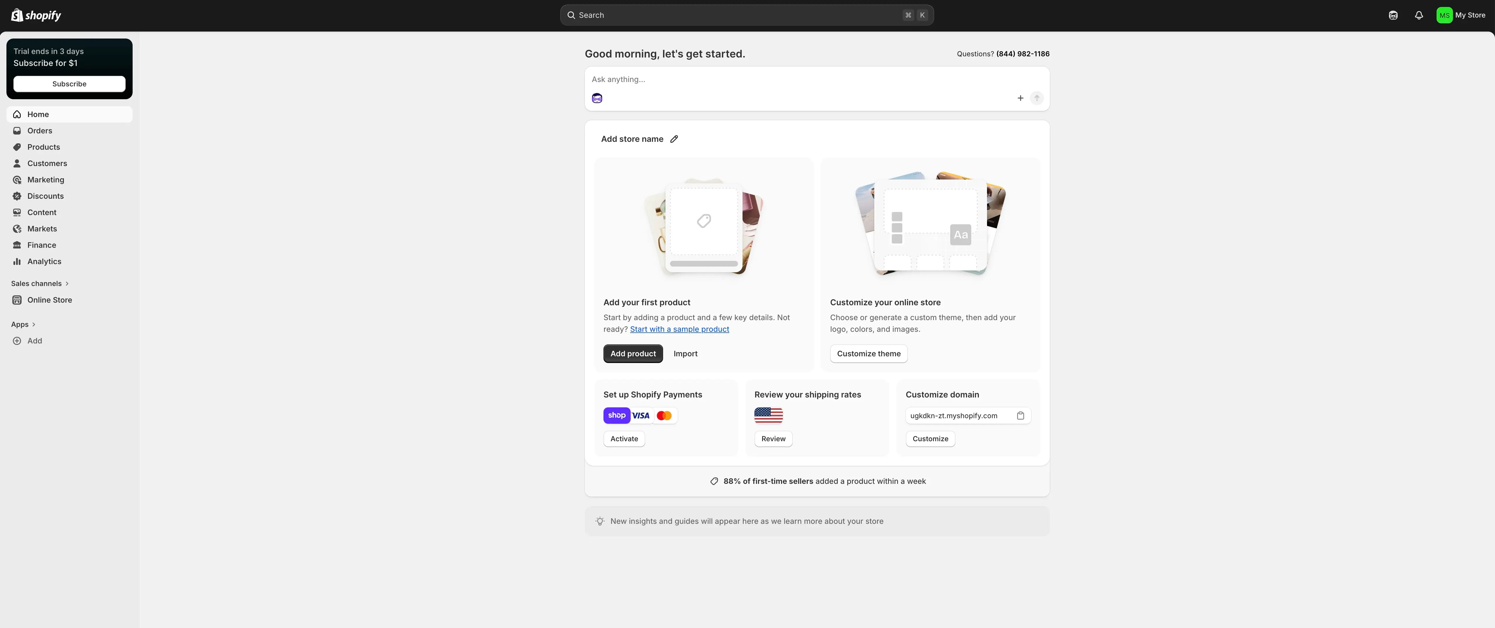 Shopify Payments integrates directly with store analytics and inventory