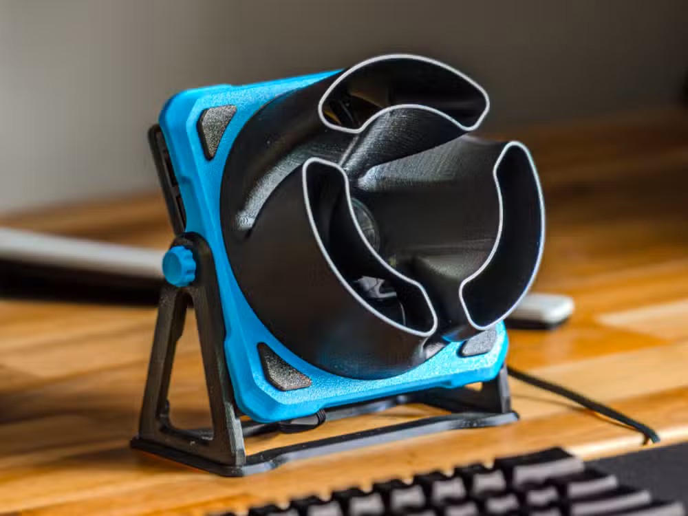 BrainsCollector's blower design focuses airflow into a tight stream