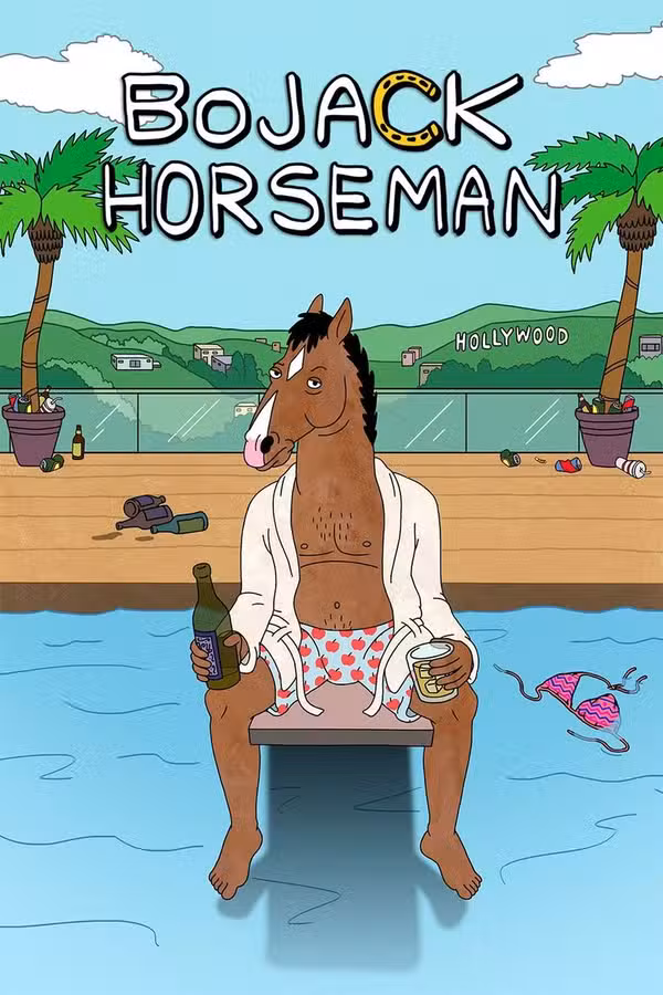 BoJack Horseman blends absurdist comedy with serious explorations of depression and addiction