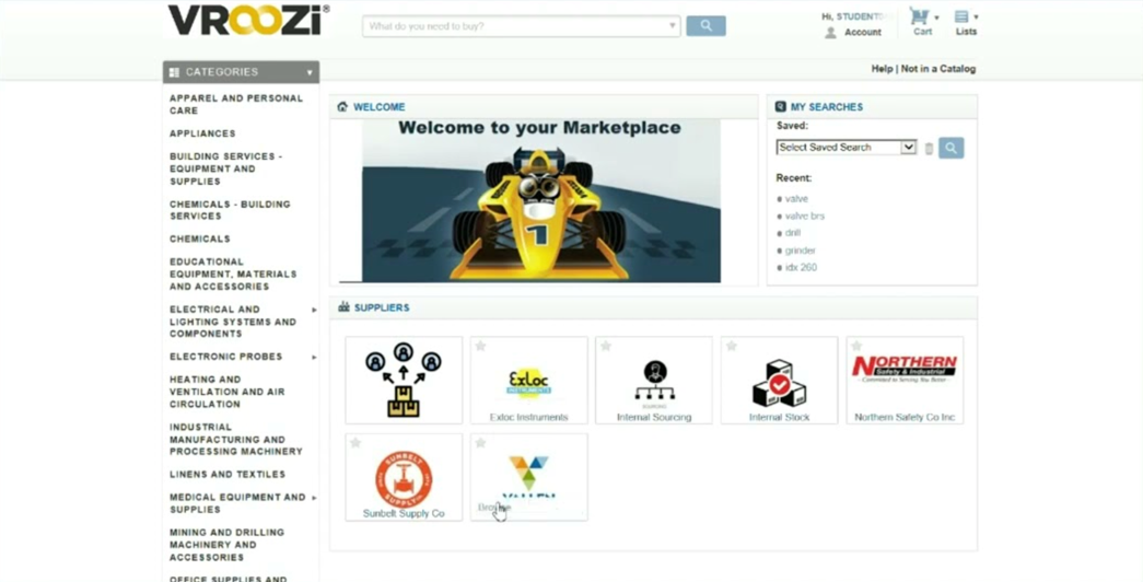 Vroozi's mobile-first design supports purchasing on the go
