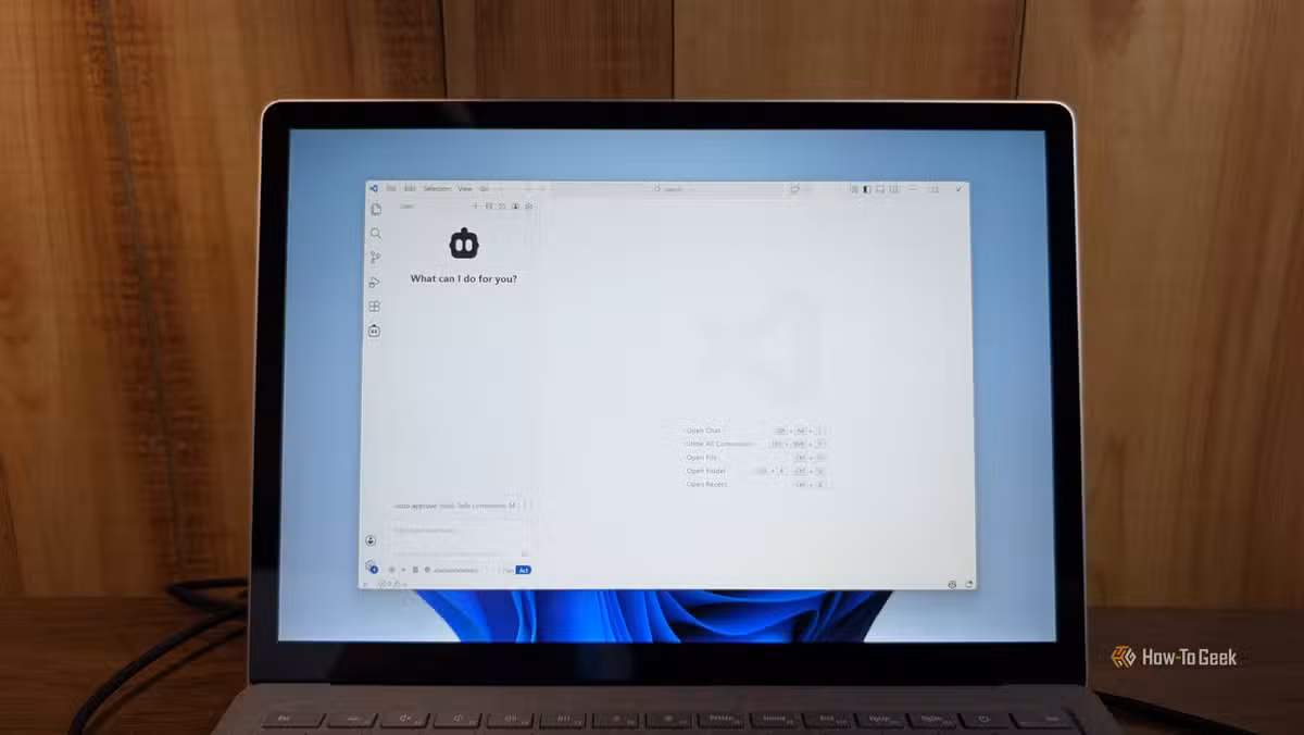 The VS Code Continue extension interface connected to a local model