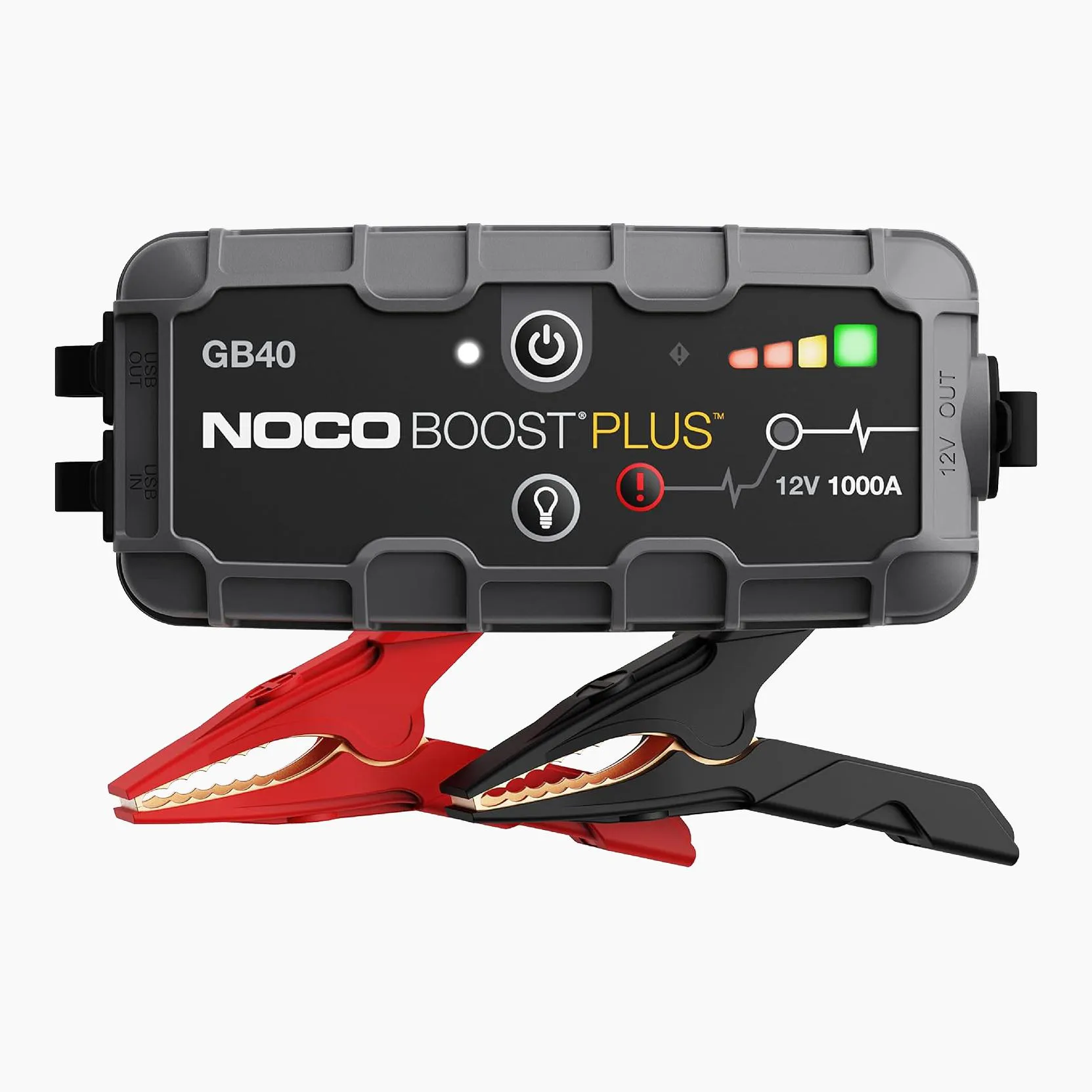 The Noco GB40 can jump-start most passenger vehicles and charge phones via USB