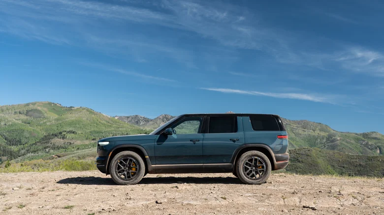 The R2's proportions are familiar but distinctly Rivian