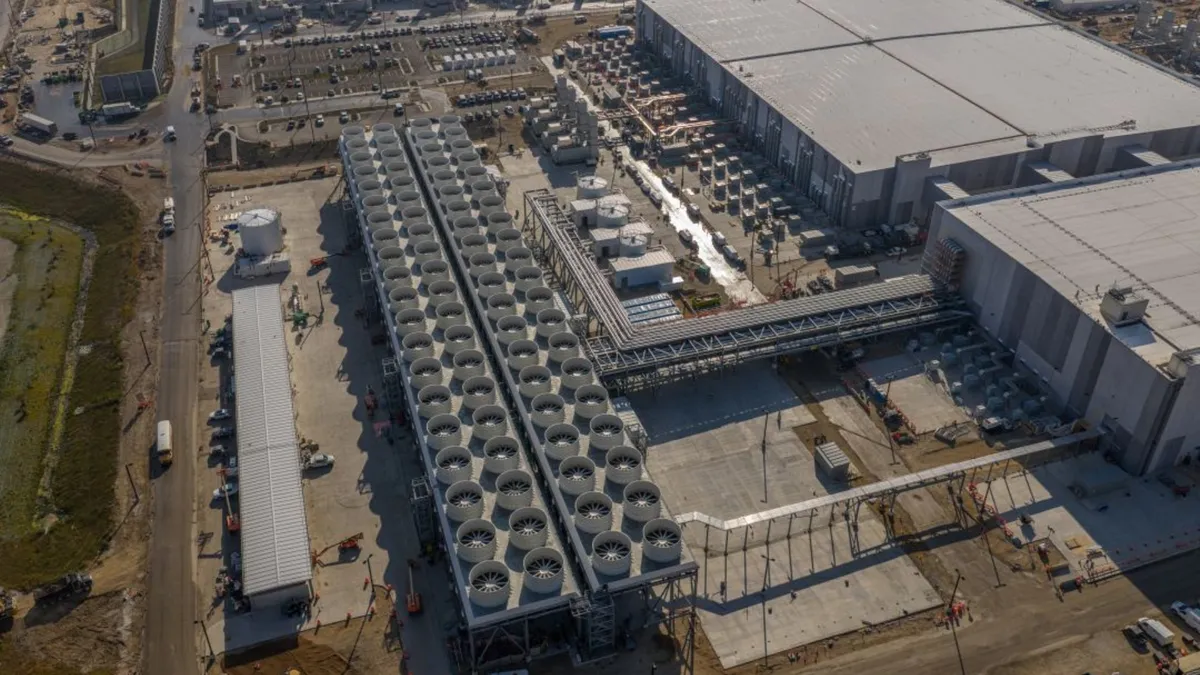 The AI1 satellite design features a 70-meter span with integrated solar arrays and radiative cooling systems