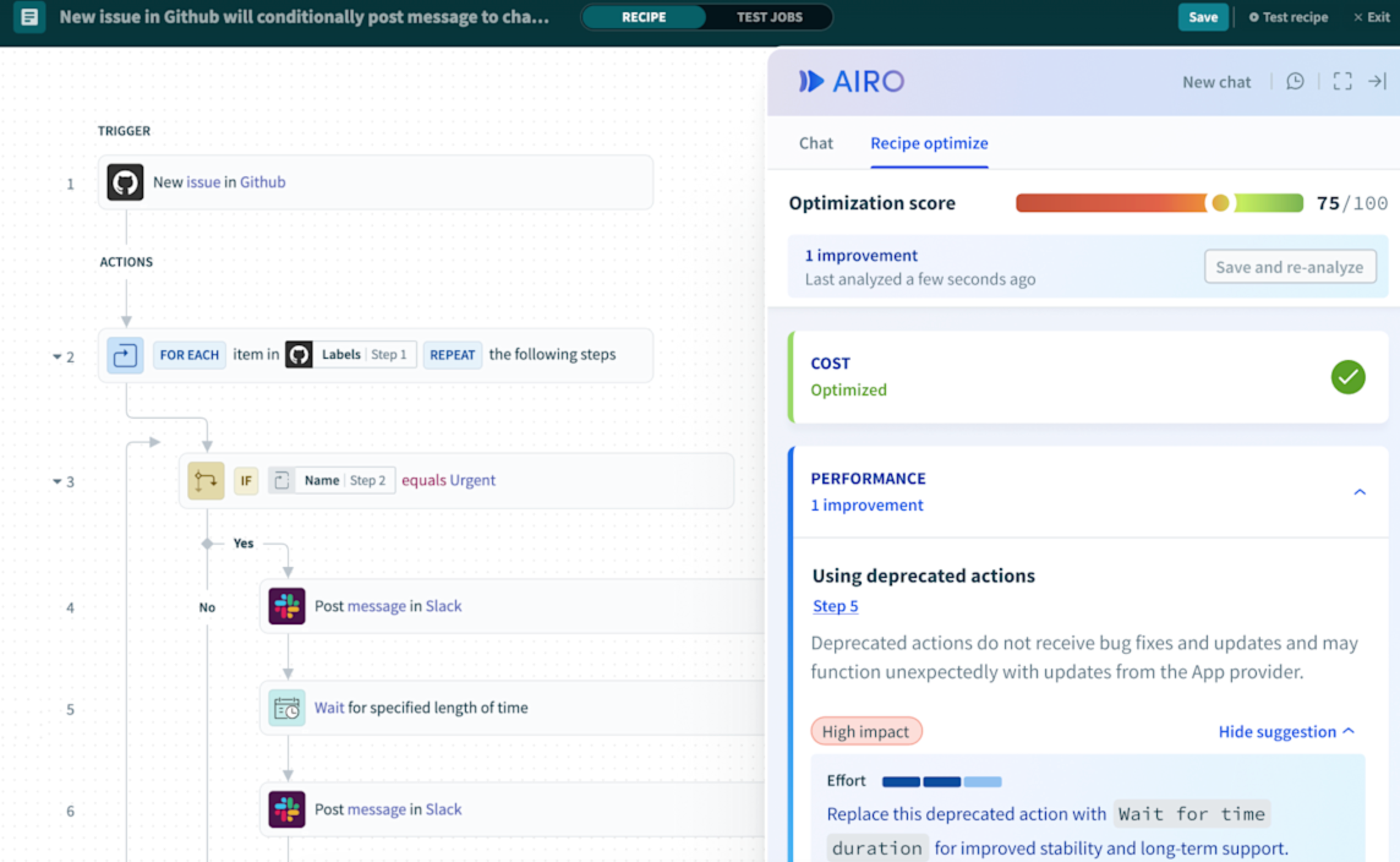 Workato's enterprise integration platform