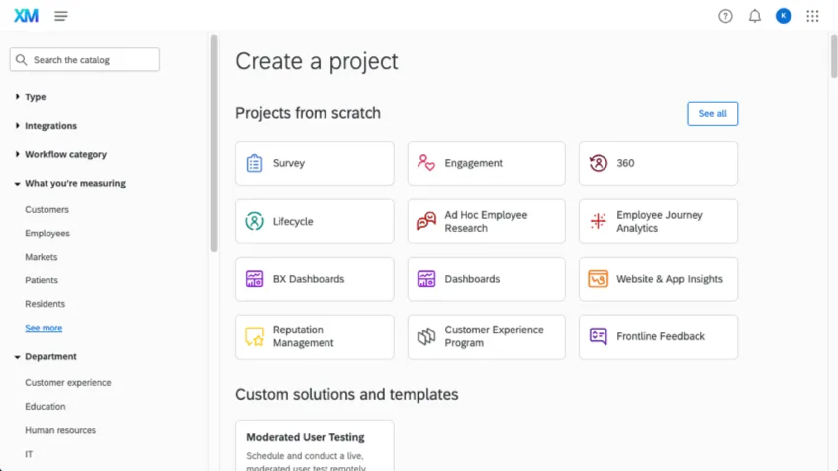 Qualtrics specializes in customer research and feedback analysis