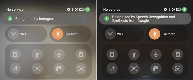Screenshots of Samsung