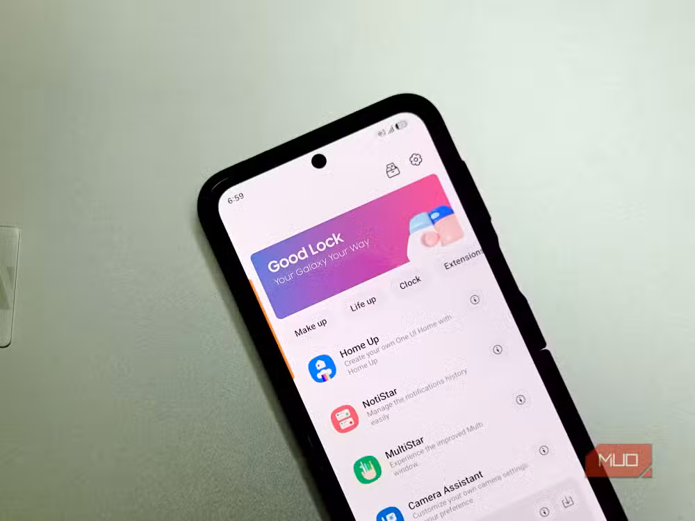 Good Lock's modular interface lets you pick only the tools you need