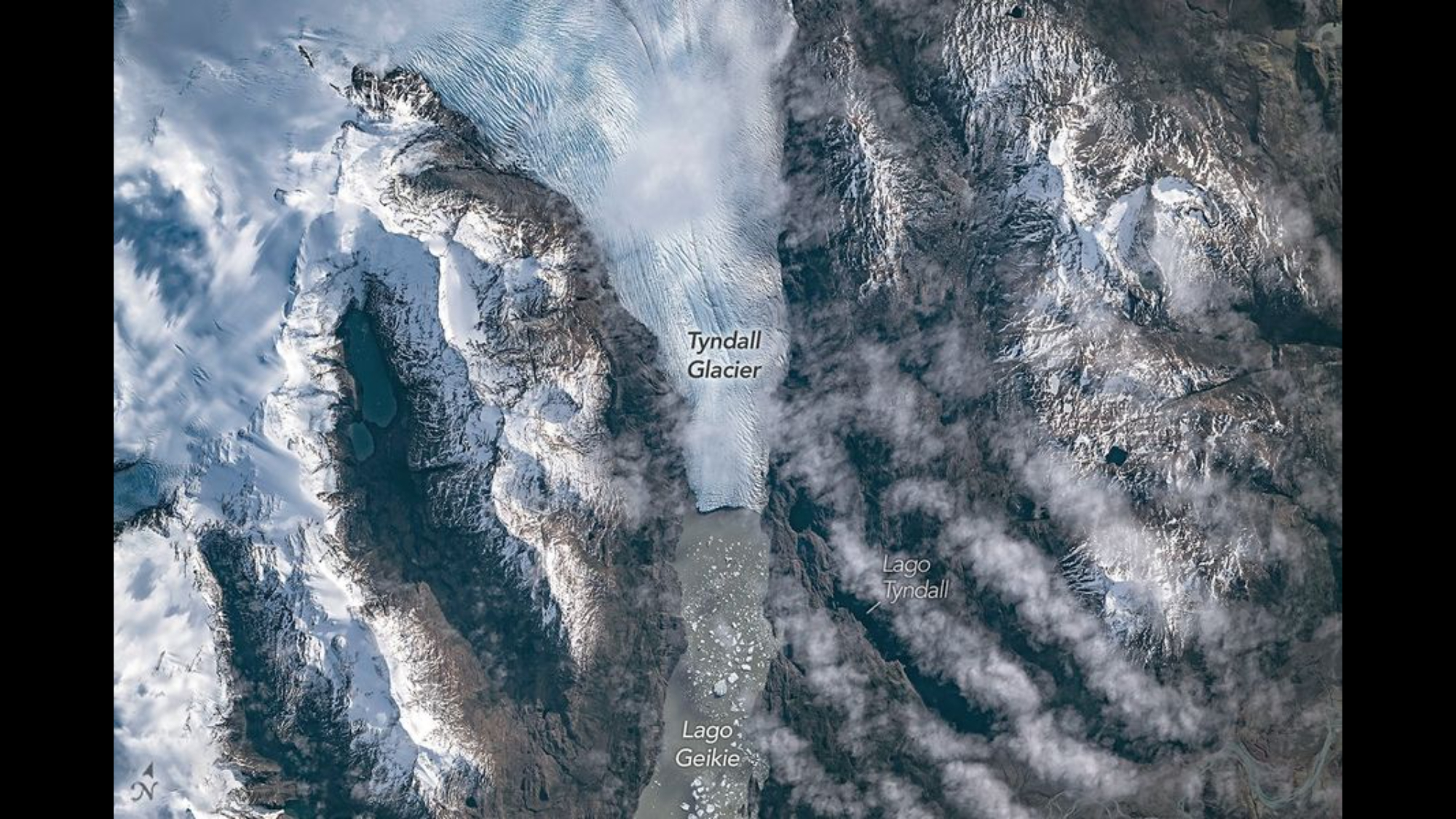 ISS Astronauts Capture Tyndall Glacier Crumbling Into Lake