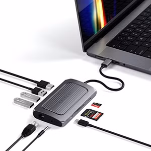 Compact USB drives can serve as portable operating systems or security keys